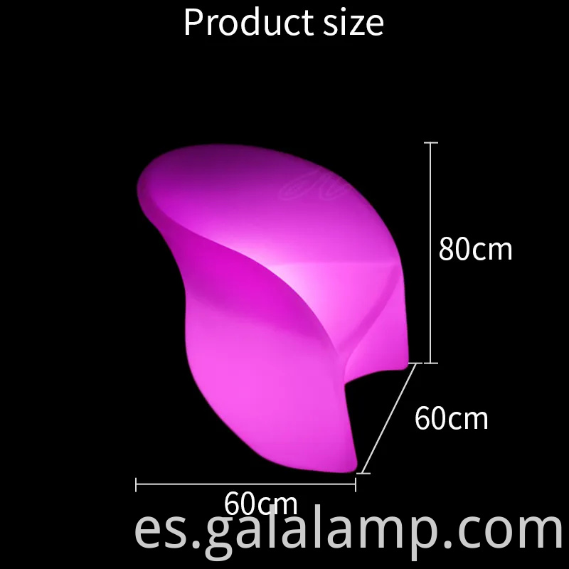 Asientos de cubos LED contemporáneos para reuniones al aire libre elegantes